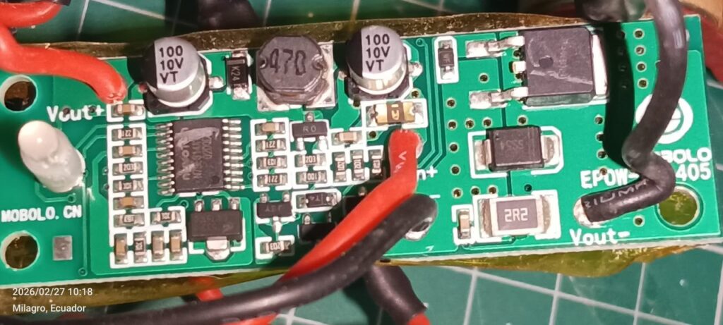 Circuito de bomba de aire para inflar colchones