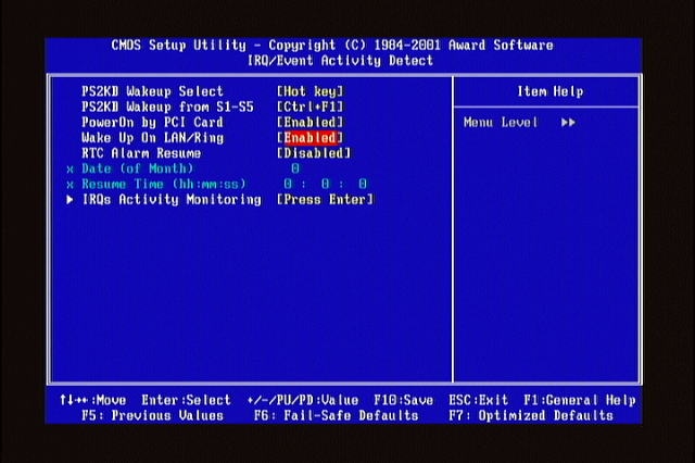 Resolución de Problemas: Wake on lan no funciona