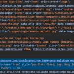 carga ilegal de un iframe en la imagen del logo
