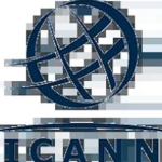 logo glitcheado por culpa de las transparencias de la ICANN