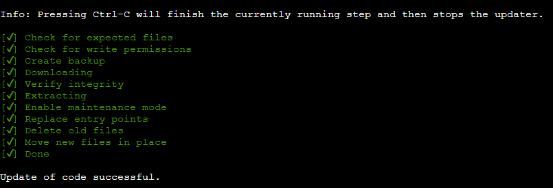 Asistente de actualizacion de NextCloud por Interfaz de linea de Comandos (CLI)