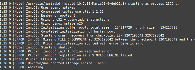 Tutorial: Solución a servicio MySQL que no reinicia