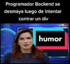 Programador de Backend se desmaya luego de intentar centrar un div